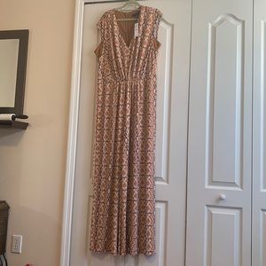 White House Black Market Kingsnake  Jumpuit Size 14 NWT